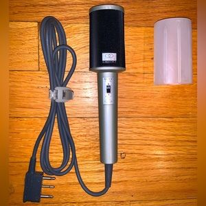 Vintage 1960s Sony F-99S One Point Stereo Dynamic Microphone Imp. Low 3-Pin Plug